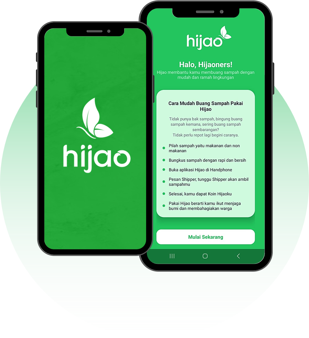 Aplikasi Hijao — jemput sampah dari rumah